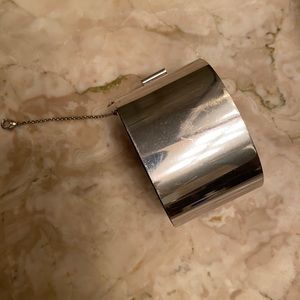 Celine Silver Edge Cuff